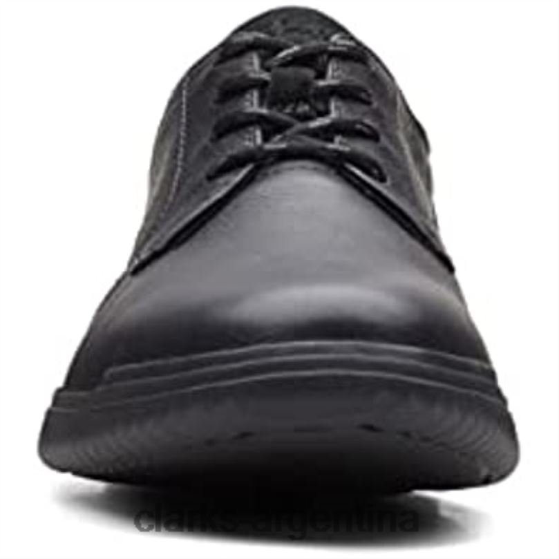 Clarks hombres 2FZPZ156 clarks donaway plaoxford de cuero negro para hombre