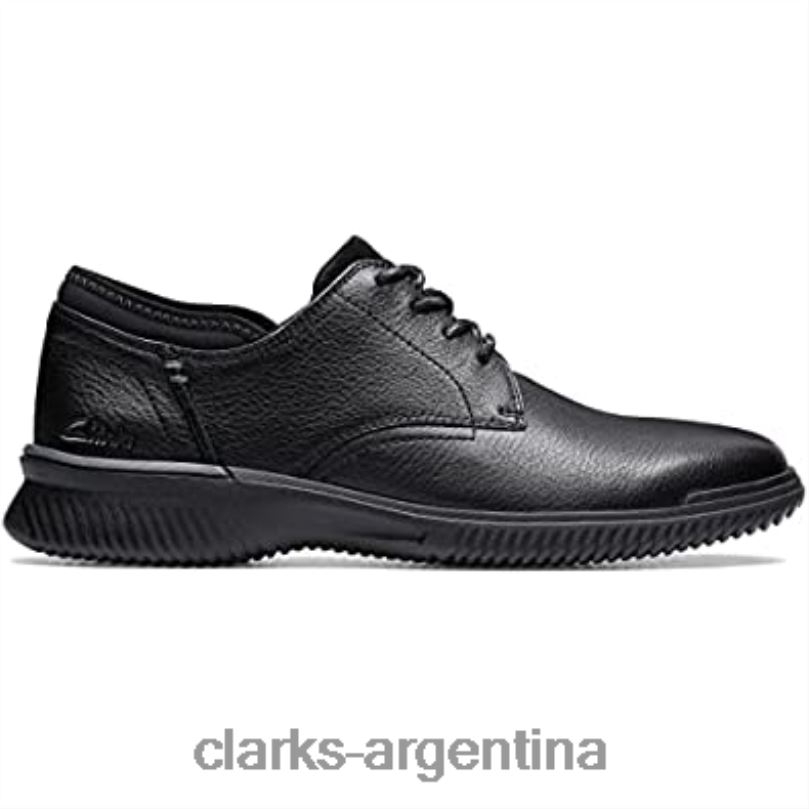 Clarks hombres 2FZPZ156 clarks donaway plaoxford de cuero negro para hombre