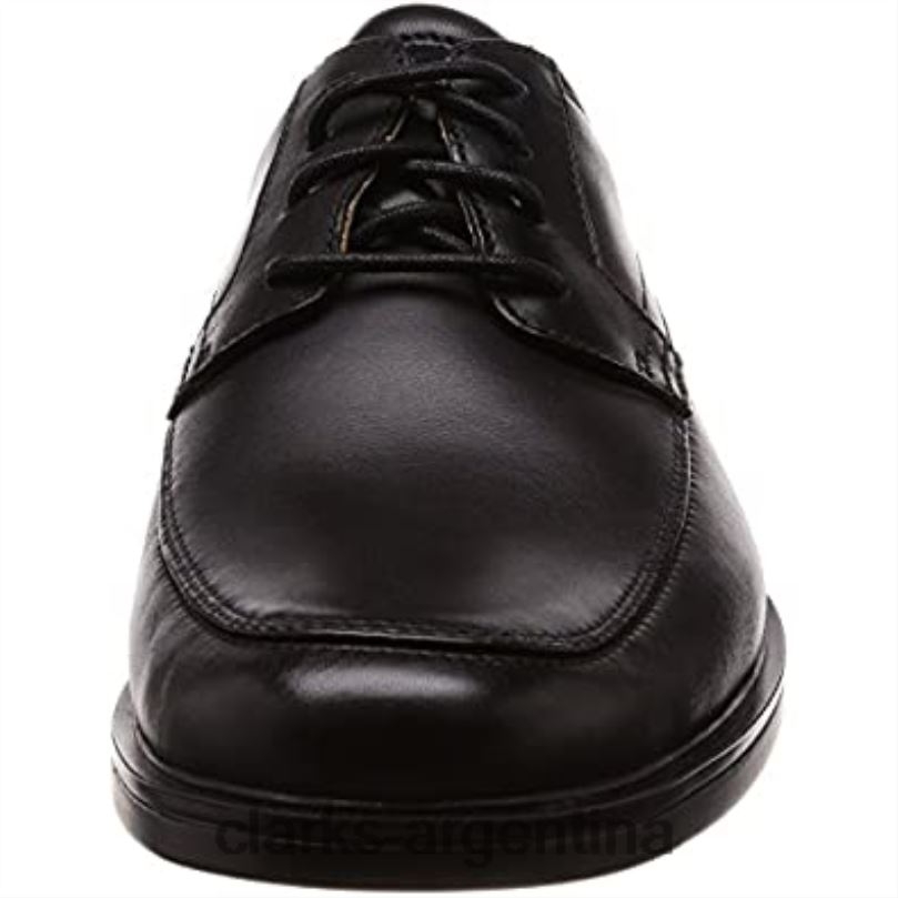 Clarks hombres 2FZPZ1599 zapatos planos un aldric park oxford para hombre clarks negros cuero negro
