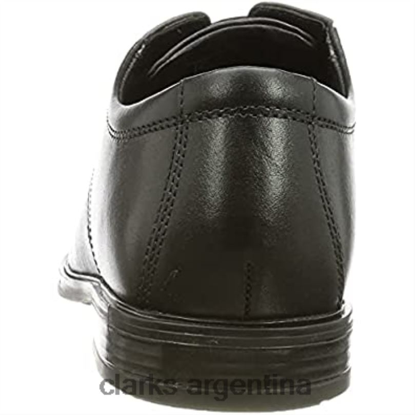 Clarks hombres 2FZPZ1965 zapatos planos howard walk oxford clarks negros para hombre cuero negro