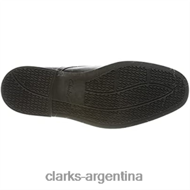 Clarks hombres 2FZPZ1965 zapatos planos howard walk oxford clarks negros para hombre cuero negro