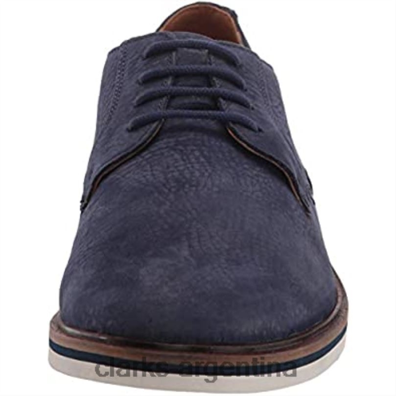 Clarks hombres 2FZPZ2125 clarks malwood plaoxford nubuck azul marino para hombre nubuck azul marino