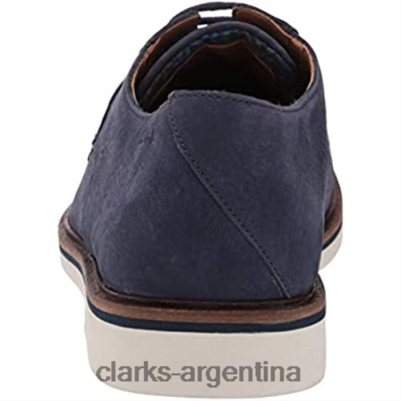 Clarks hombres 2FZPZ2125 clarks malwood plaoxford nubuck azul marino para hombre nubuck azul marino