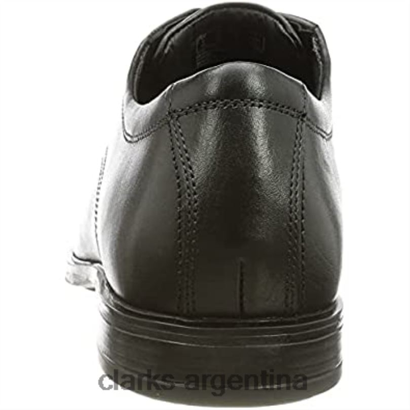 Clarks hombres 2FZPZ2156 delantal howard negro hombre oxford-schuh clarks cuero negro