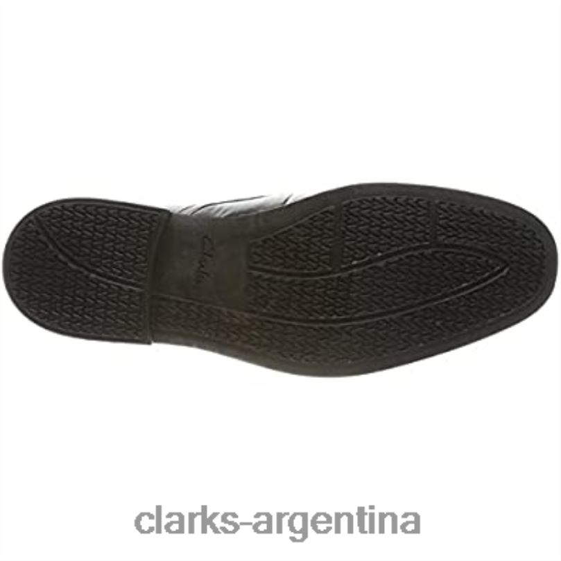 Clarks hombres 2FZPZ2156 delantal howard negro hombre oxford-schuh clarks cuero negro