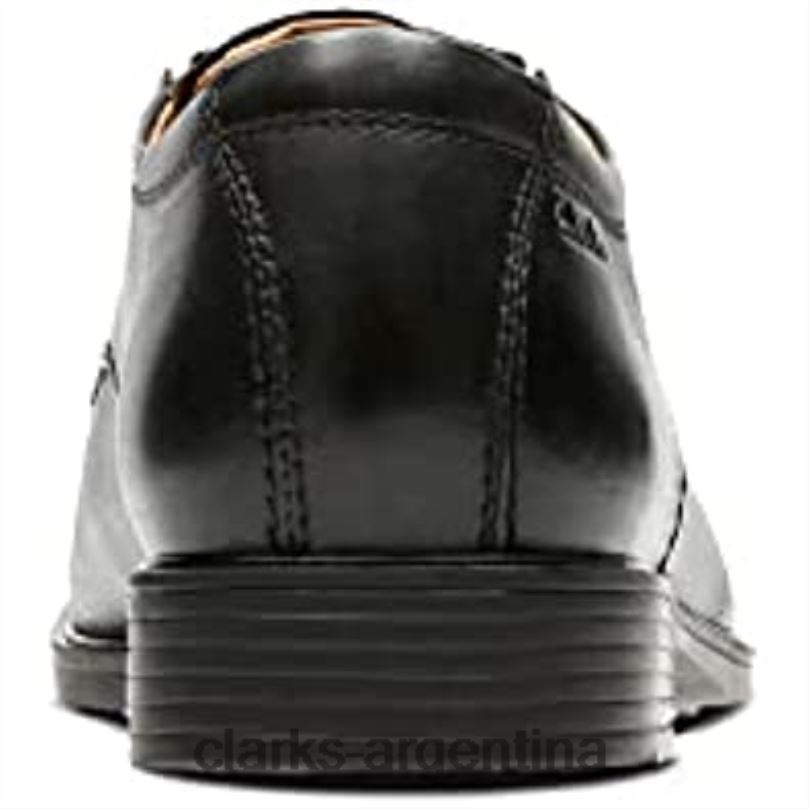 Clarks hombres 2FZPZ2244 gorra tilden negra para hombre oxford clarks cuero negro