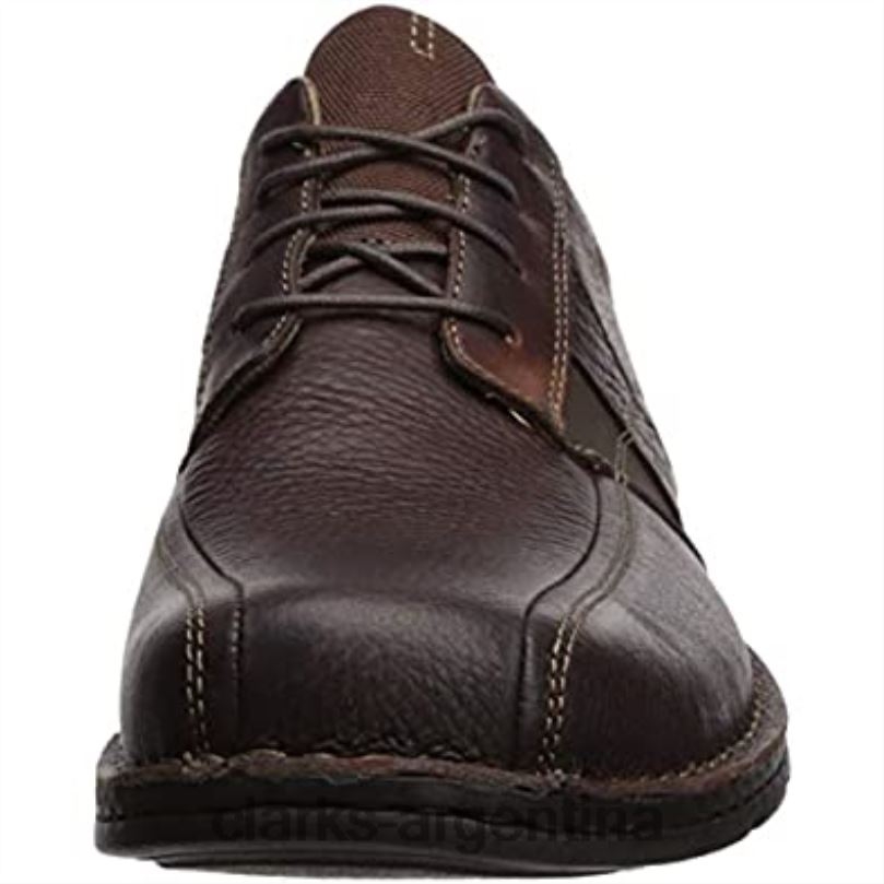 Clarks hombres 2FZPZ574 clarks de cuero aceitoso marrón espace oxford para hombre cuero aceitoso marrón