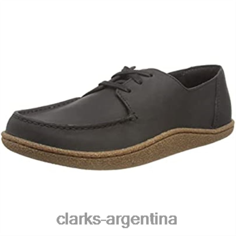 Clarks hombres 2FZPZ720 Clarks Pilton Lace Oxford de nobuk negro para hombre nubuck negro