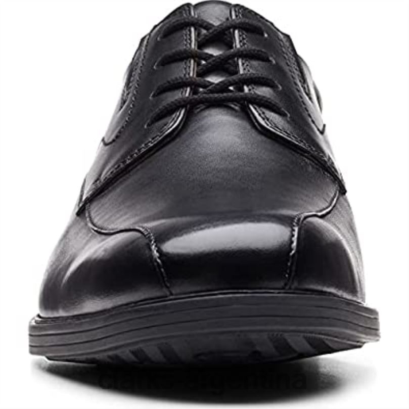 Clarks hombres 2FZPZ761 Clarks Whiddon Pace Oxford de cuero negro para hombre. cuero negro