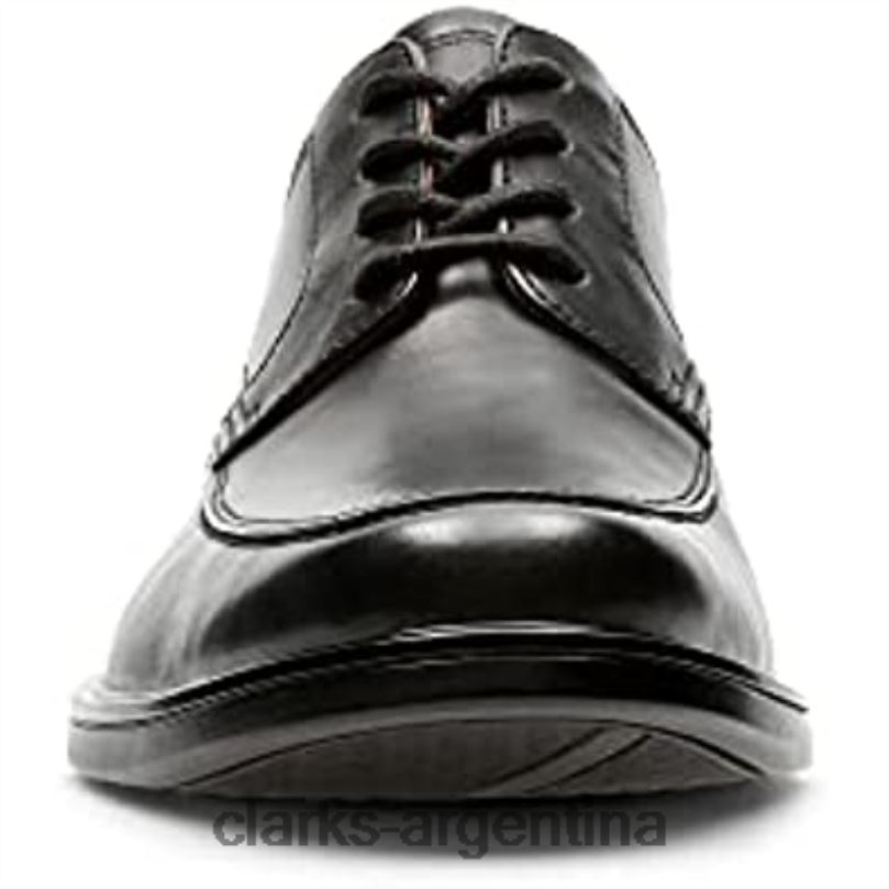 Clarks hombres 2FZPZ777 zapatos clarks un aldric park de cuero negro para hombre