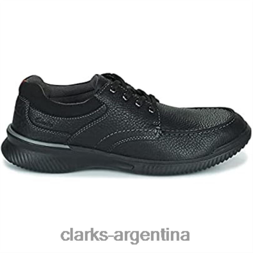 Clarks hombres 2FZPZ783 clarks donaway edge de cuero negro para hombre cuero negro