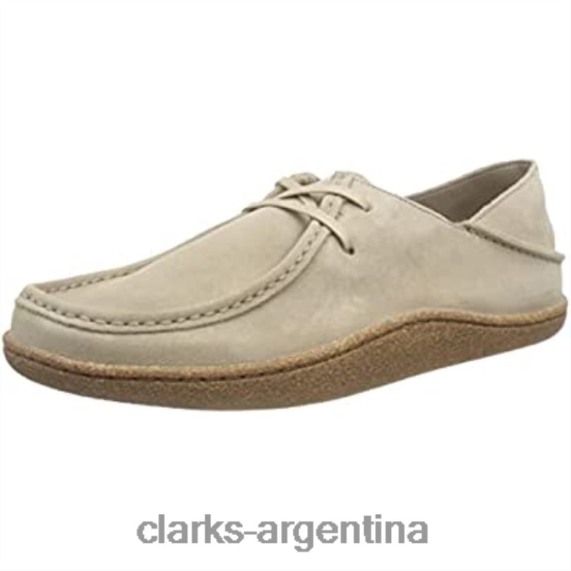 Clarks hombres 2FZPZ787 Clarks Piltonwallabee Oxford de gamuza color arena para hombre gamuza arena