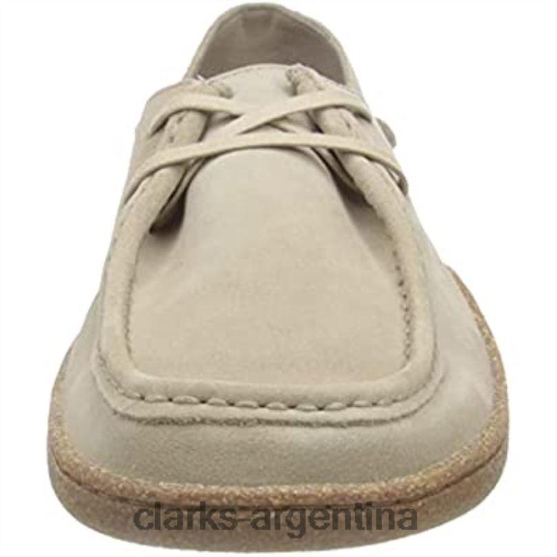 Clarks hombres 2FZPZ787 Clarks Piltonwallabee Oxford de gamuza color arena para hombre gamuza arena