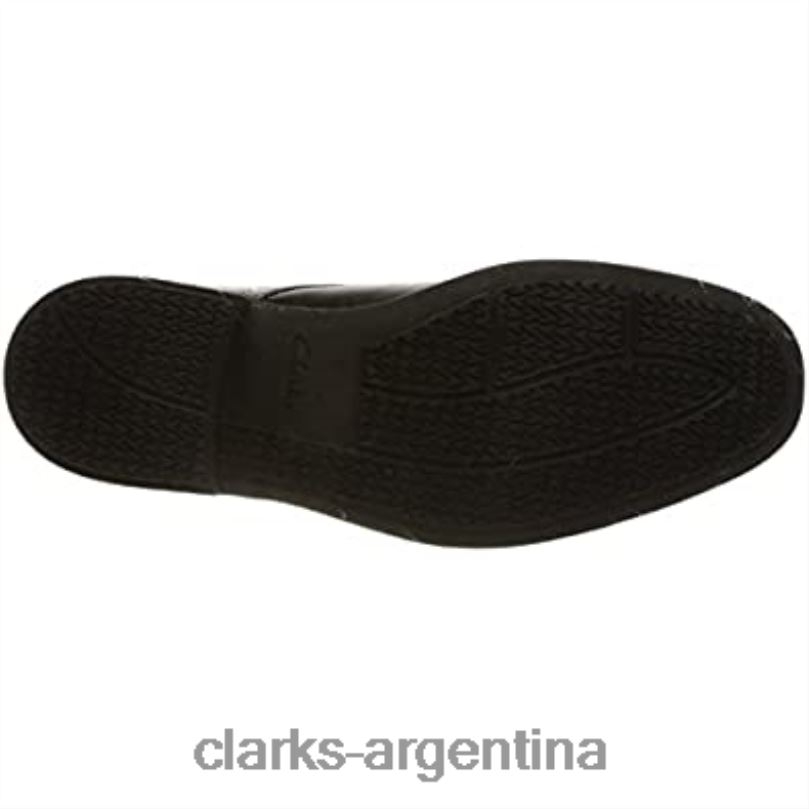 Clarks hombres 2FZPZ809 Gorra clarks howard negra para hombre oxford cuero negro