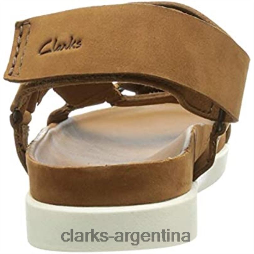 Clarks hombres 2FZPZ1641 Sandalia Clarks Tan Nubuck para hombre Sunder Range nubuck bronceado