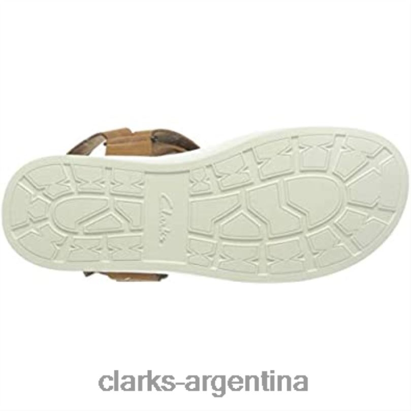 Clarks hombres 2FZPZ1641 Sandalia Clarks Tan Nubuck para hombre Sunder Range nubuck bronceado