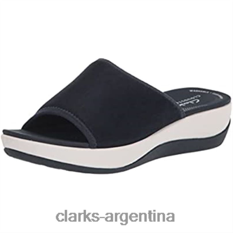 Clarks hombres 2FZPZ166 sandalia tipo chancla arla nora para hombre textil azul marino clarks textil azul marino