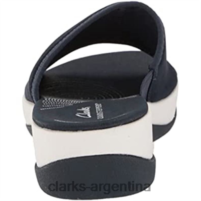 Clarks hombres 2FZPZ166 sandalia tipo chancla arla nora para hombre textil azul marino clarks textil azul marino