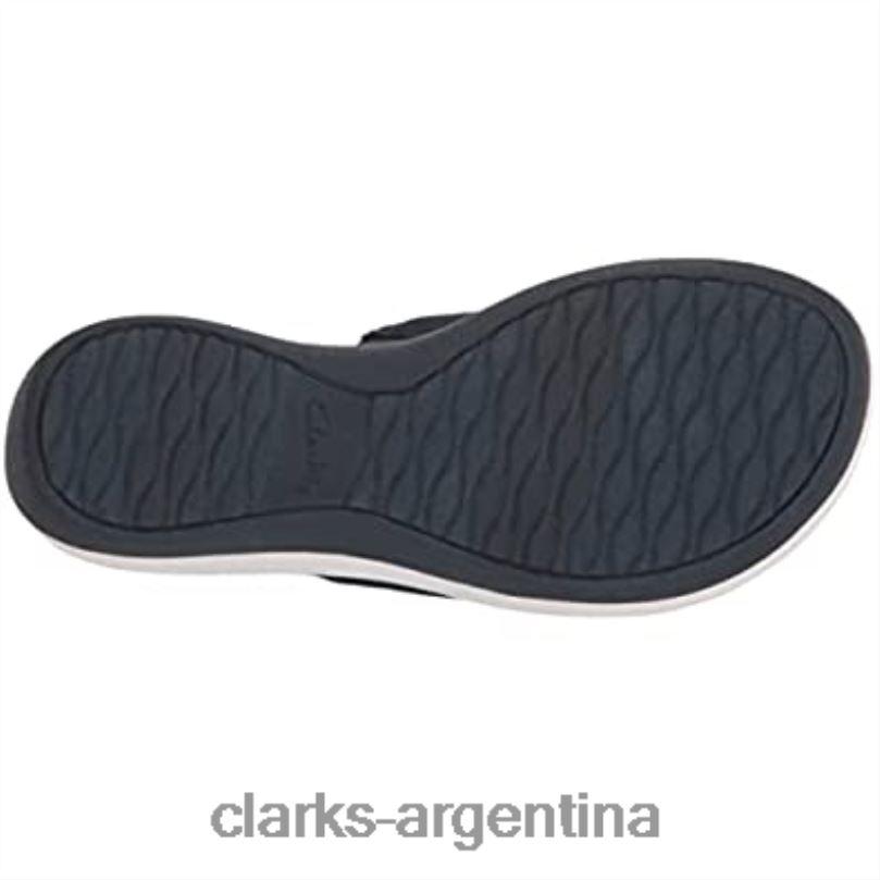 Clarks hombres 2FZPZ166 sandalia tipo chancla arla nora para hombre textil azul marino clarks textil azul marino