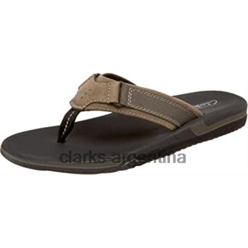 Clarks hombres 2FZPZ2294 sandalia stoli hombre clarks oliva aceituna