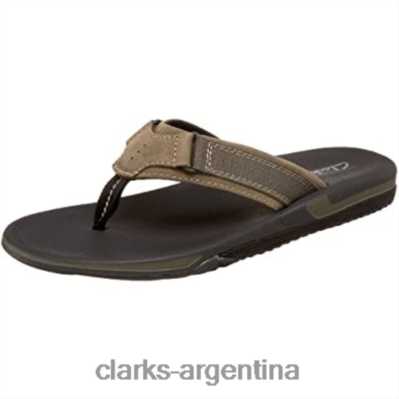 Clarks hombres 2FZPZ2294 sandalia stoli hombre clarks oliva aceituna