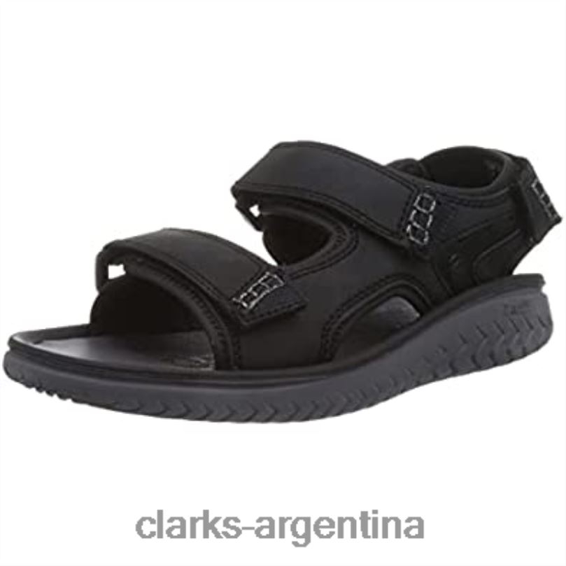 Clarks hombres 2FZPZ273 Sandalia clarks wesley bay negra para hombre negro