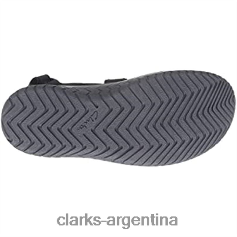Clarks hombres 2FZPZ273 Sandalia clarks wesley bay negra para hombre negro