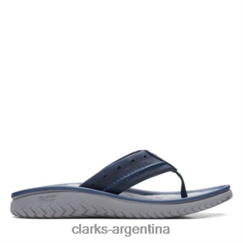 Clarks hombres 2FZPZ4415 wesley post clarks azul marino Armada