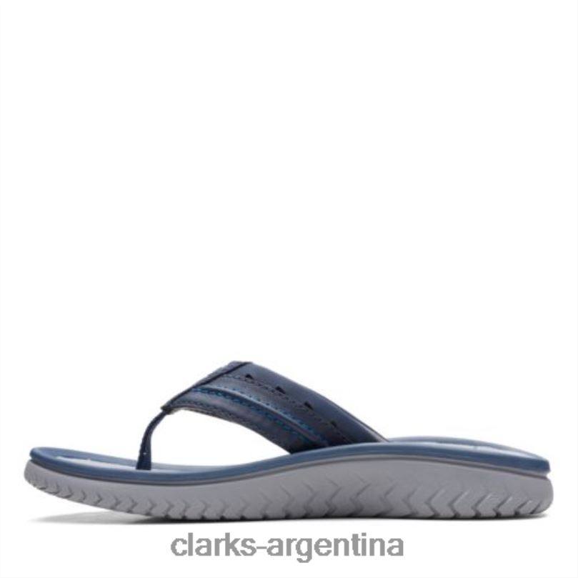 Clarks hombres 2FZPZ4415 wesley post clarks azul marino Armada