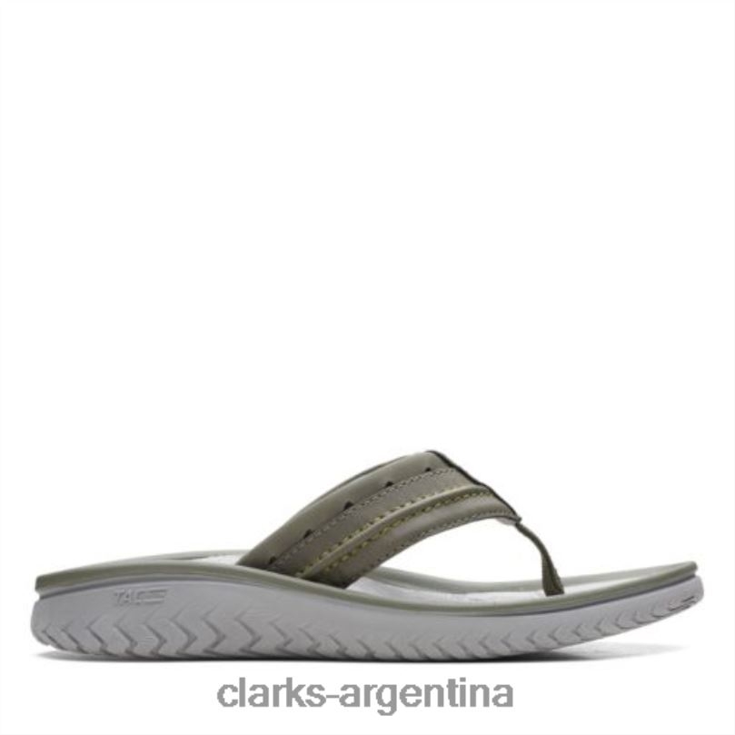 Clarks hombres 2FZPZ4416 clarks oliva wesley post aceituna