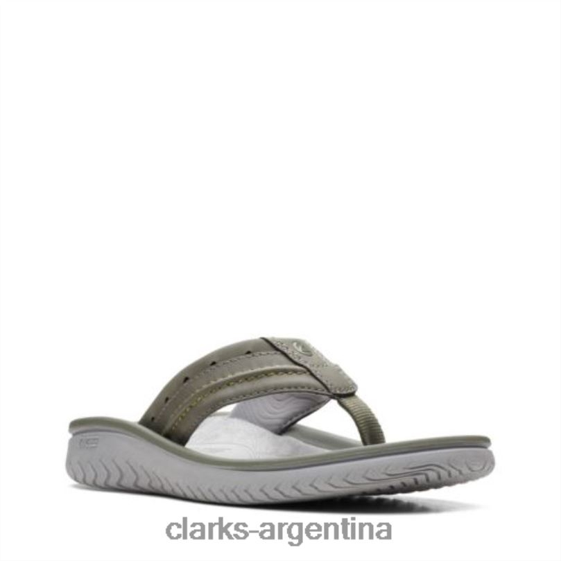 Clarks hombres 2FZPZ4416 clarks oliva wesley post aceituna