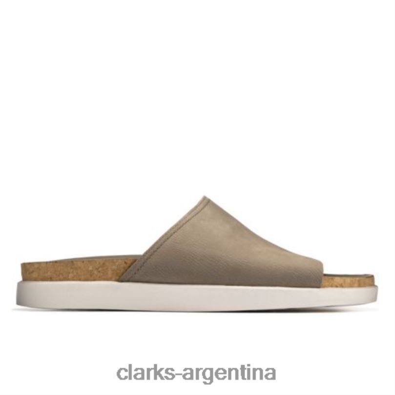 Clarks hombres 2FZPZ4417 Chanclas Clarks Sage Nubuck Sunder nubuck salvia