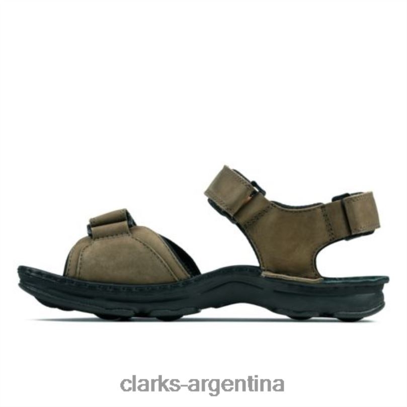 Clarks hombres 2FZPZ4419 parte clarks atl de nubuck caqui nubuck caqui