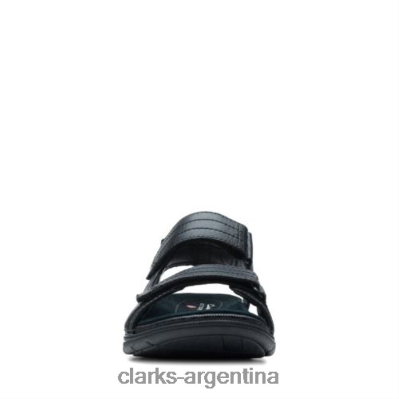 Clarks hombres 2FZPZ4420 Clarks Nature Trek de cuero negro. cuero negro