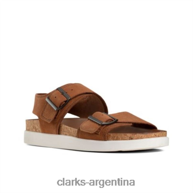 Clarks hombres 2FZPZ4422 clarks nobuk tostado oscuro Sunder Beach nubuck bronceado oscuro