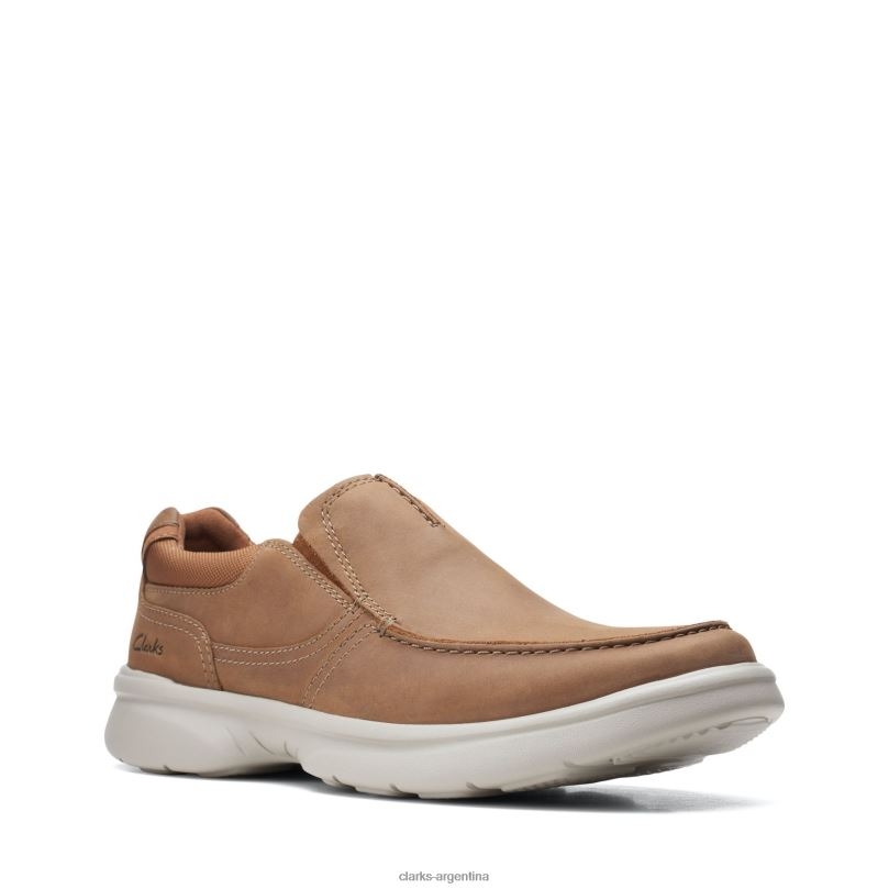 Clarks hombres 2FZPZ3767 clarks bradley free cuero tostado cuero marrón