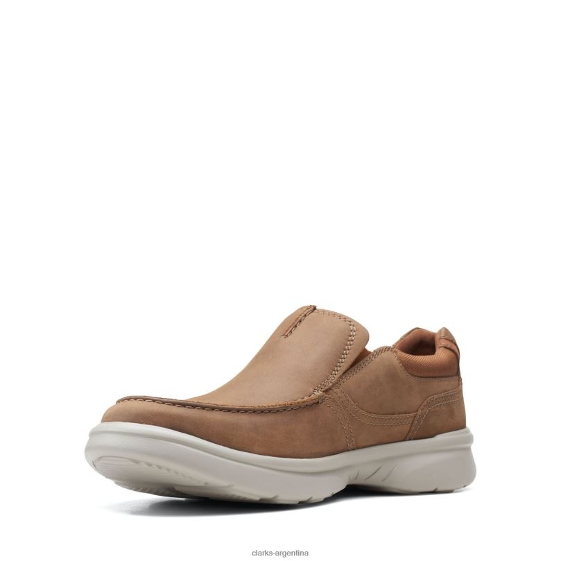 Clarks hombres 2FZPZ3767 clarks bradley free cuero tostado cuero marrón