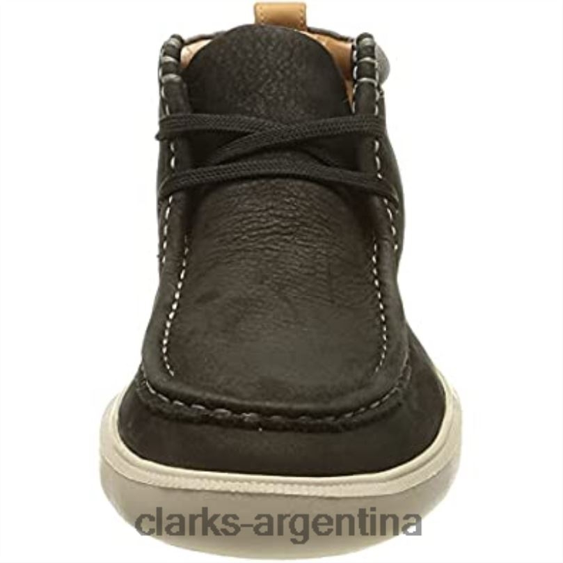 Clarks hombres 2FZPZ1170 Zapatilla Clarks Cambro Mid para hombre de nobuk negro. nubuck negro