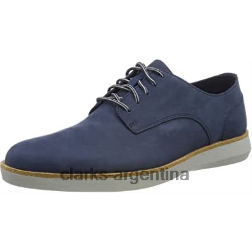 Clarks hombres 2FZPZ1190 zapatilla de deporte de encaje banwell para hombre nubuck azul marino nubuck azul marino clarks nubuck azul marino nubuck azul marino