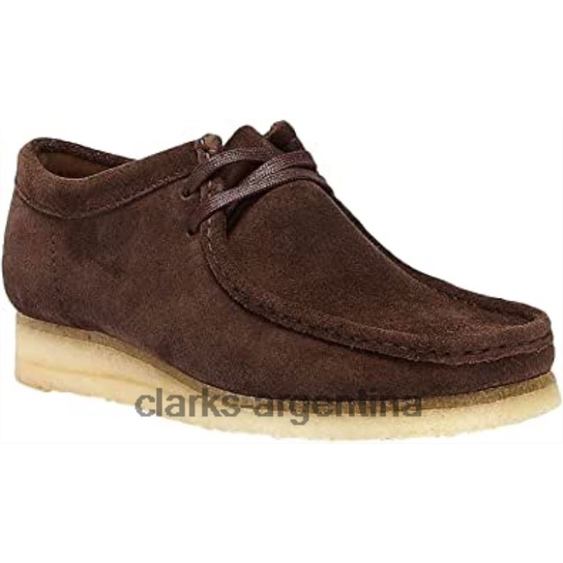 Clarks hombres 2FZPZ1209 Zapatillas bajas clarks marrón oscuro para hombre talla 26 154744 wallabee marron oscuro