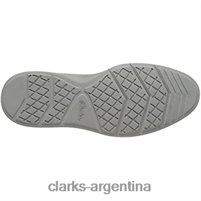 Clarks hombres 2FZPZ1242 Zapatilla Clarks Dennet Wing para hombre de piel negra.