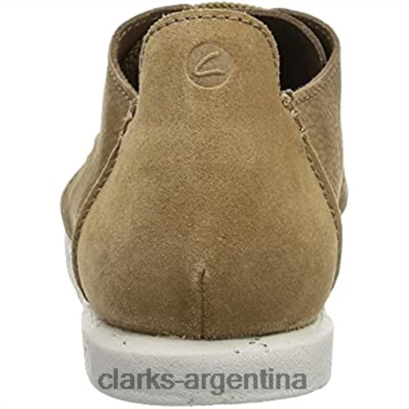 Clarks hombres 2FZPZ1297 Zapatillas bajas Clarks Shacre Lite de nubuck arena oscura para hombre nubuck arena oscura