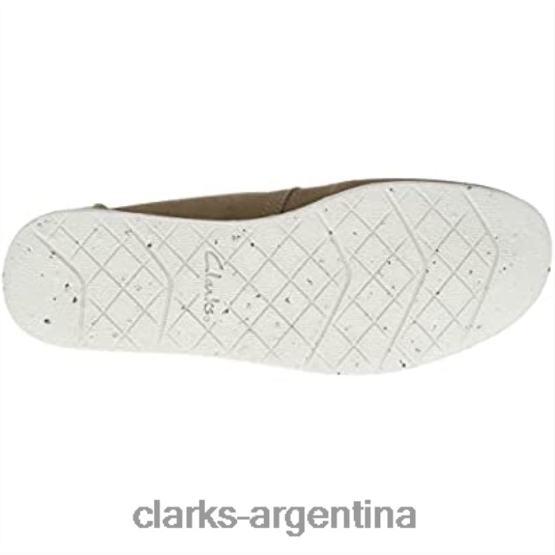 Clarks hombres 2FZPZ1297 Zapatillas bajas Clarks Shacre Lite de nubuck arena oscura para hombre nubuck arena oscura