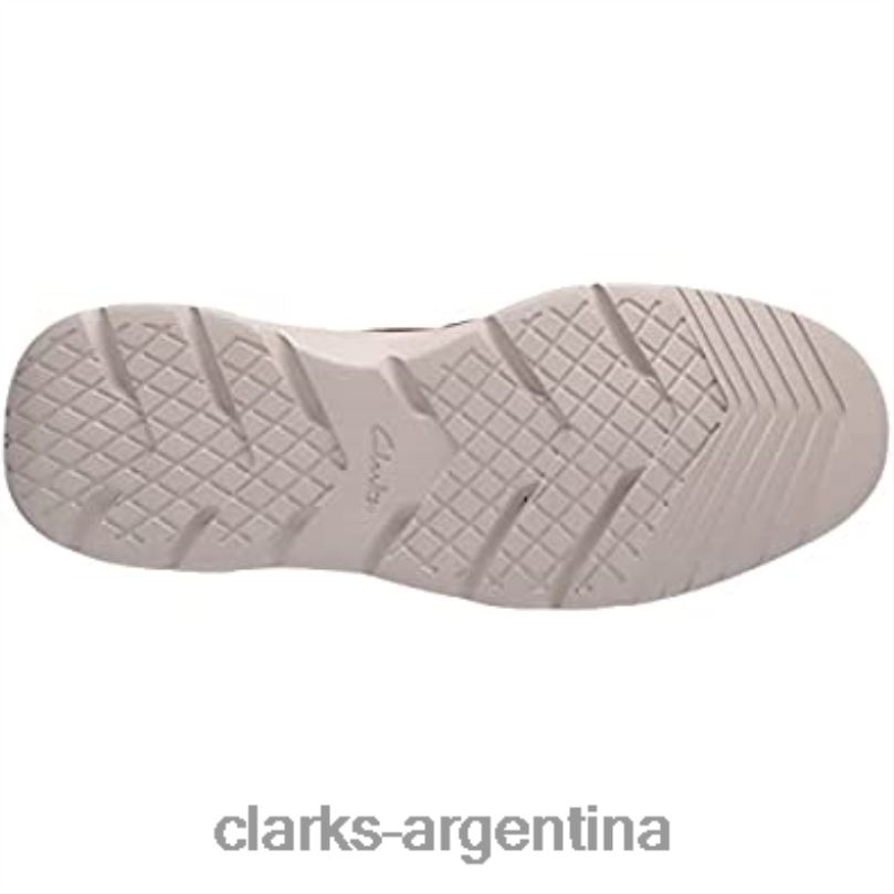 Clarks hombres 2FZPZ1666 Zapatilla Clarks Gaskill Low para hombre color tostado oscuro combinación de bronceado oscuro