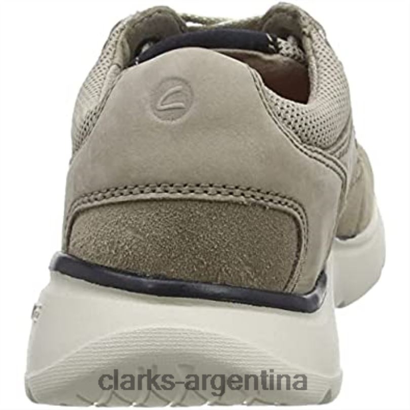 Clarks hombres 2FZPZ1685 zapatillas de deporte de encaje gaskill para hombre clarks nobuck gris nubuck gris