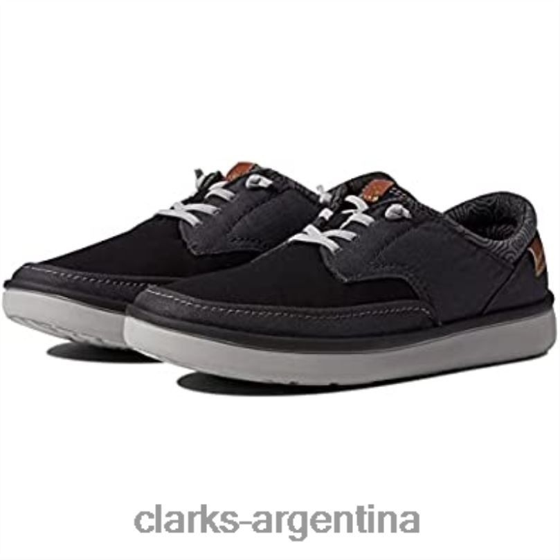 Clarks hombres 2FZPZ1893 zapatilla baja cantal hombre clarks combi negro combinado negro