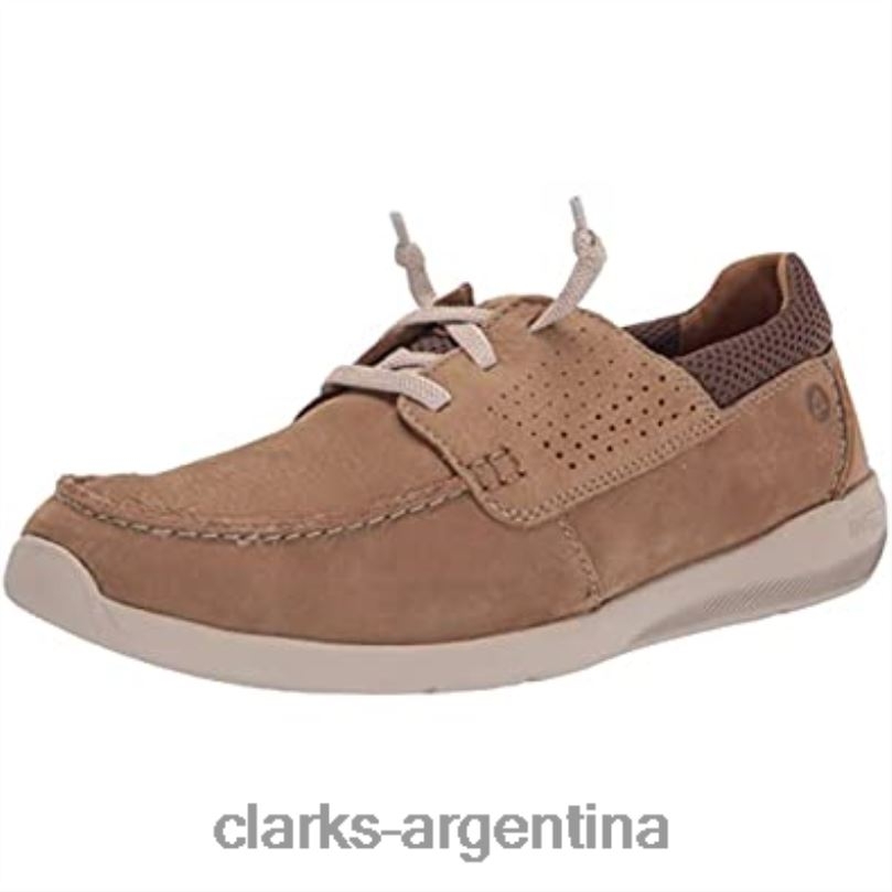 Clarks hombres 2FZPZ1992 Zapatilla clarks gorwmoc de nobuk arena oscura para hombre nubuck arena oscura