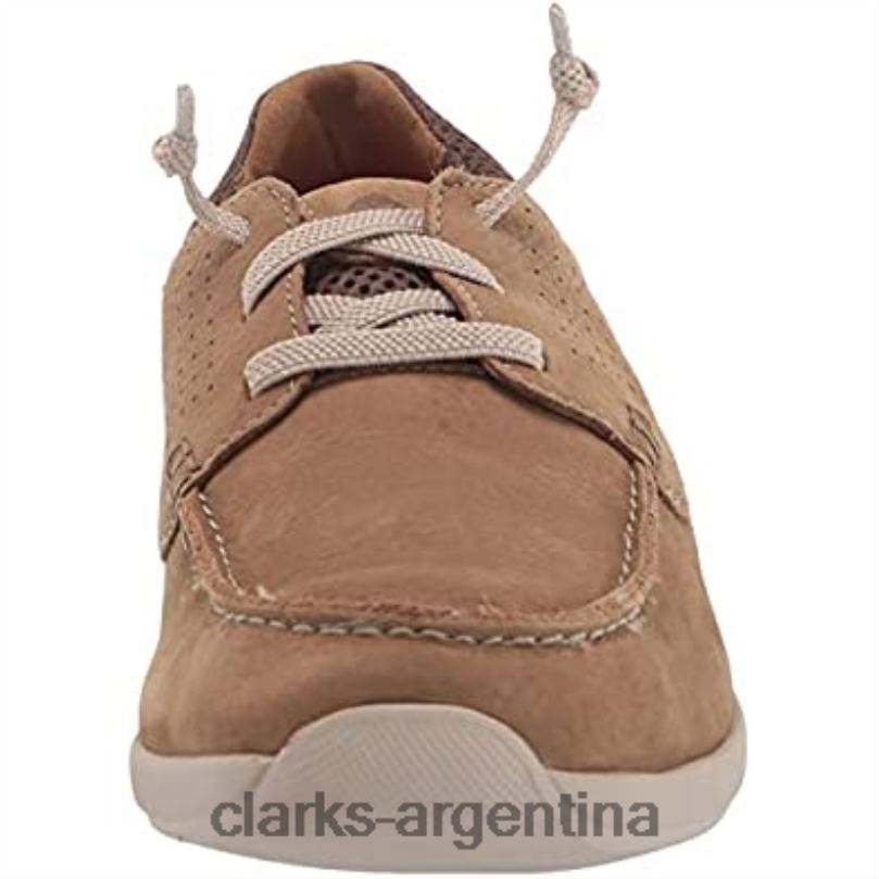 Clarks hombres 2FZPZ1992 Zapatilla clarks gorwmoc de nobuk arena oscura para hombre nubuck arena oscura
