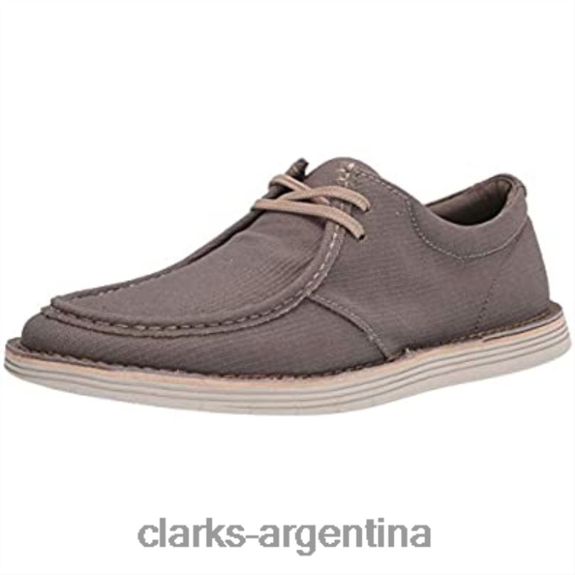 Clarks hombres 2FZPZ2388 zapatillas forge run de lona verde oliva para hombre clarks lona oliva