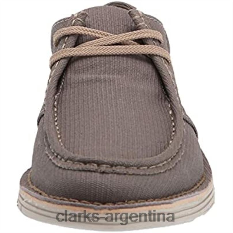 Clarks hombres 2FZPZ2388 zapatillas forge run de lona verde oliva para hombre clarks lona oliva